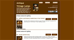 Desktop Screenshot of antiquevintagelamps.com